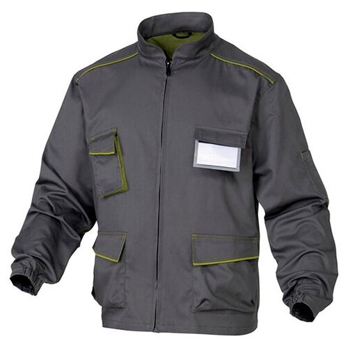 Куртка рабочая Delta Plus Panostyle 48-50 рост 164-172 см серая/зеленая
