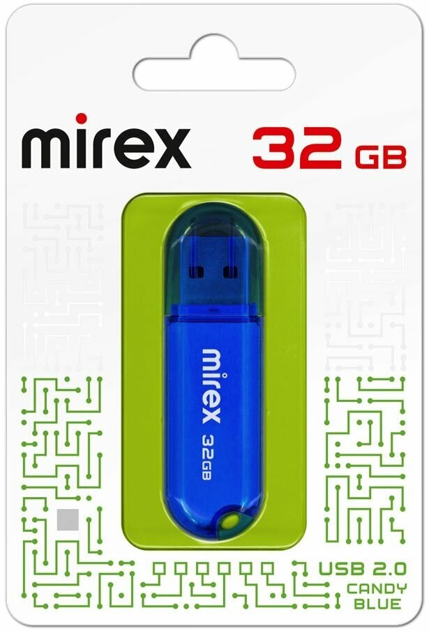 Флешка USB Flash Drive MIREX CANDY BLUE 32GB
