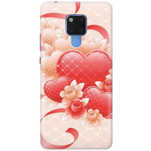 фото Re:paчехол - накладка artcolor для huawei mate 20 x с принтом "с любовью"