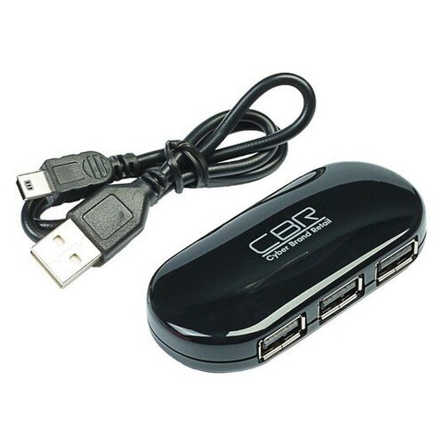 CBR CH 130 USB-концентратор, 4 порта. Поддержка Plug&Play. Длина провода 42+-5см.