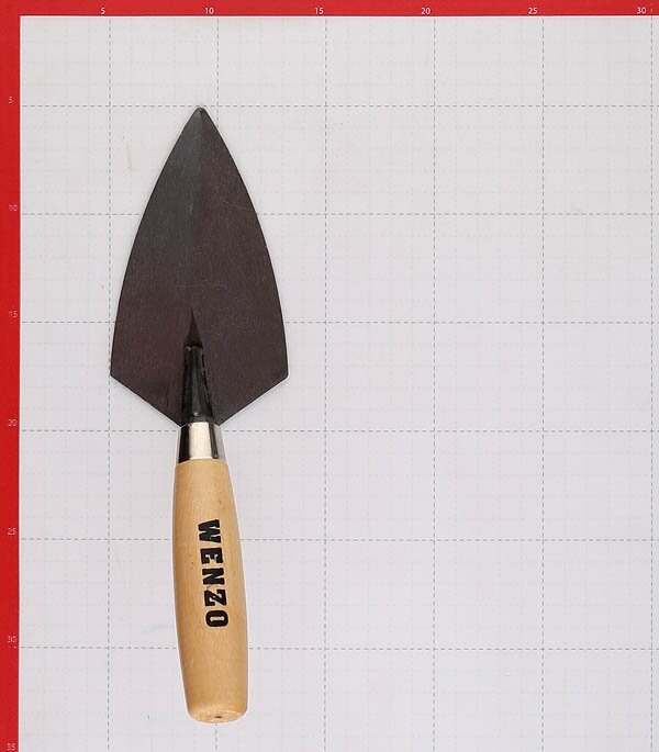 Кельма укатура Hesler/Wenzo 160 с деревянной ручкой