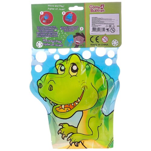 Мыльные пузыри-перчатка Junfa Toys, Динозавр KM001-8