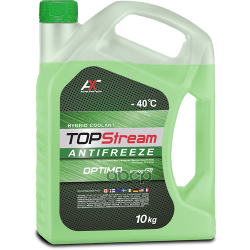 Антифриз Topstream Optima (Зеленый) G11 10 Л TOPStream арт. ATSOG00010