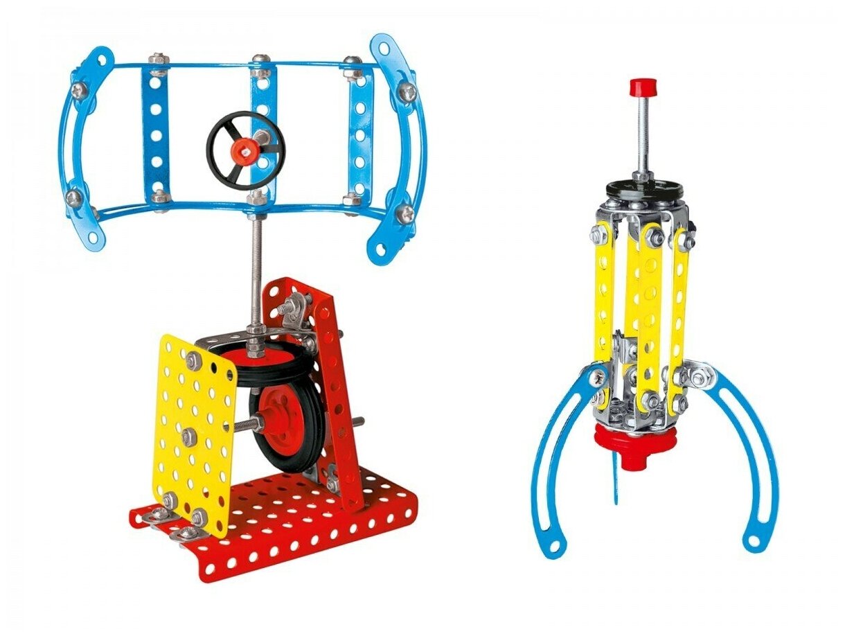 Конструктор металлический ТехноК Космическая техника, 225 деталей, 8 моделей (2094) - фото №8