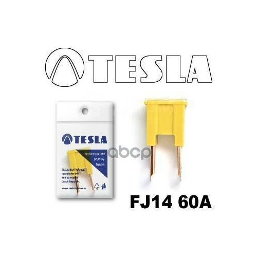 Предохранитель Tesla Fj1460a 32V 60A Cartridge (Пэ1) TESLA арт. FJ1460A tesla предохранитель картриджного типа cartridge