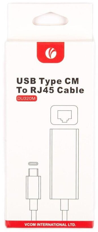 Сетевая карта Vcom USB Type-C - RJ-45 DU320M