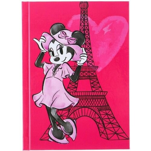 Блокнот А6 64 листа в твёрдой обложке Минни Маус 271₽