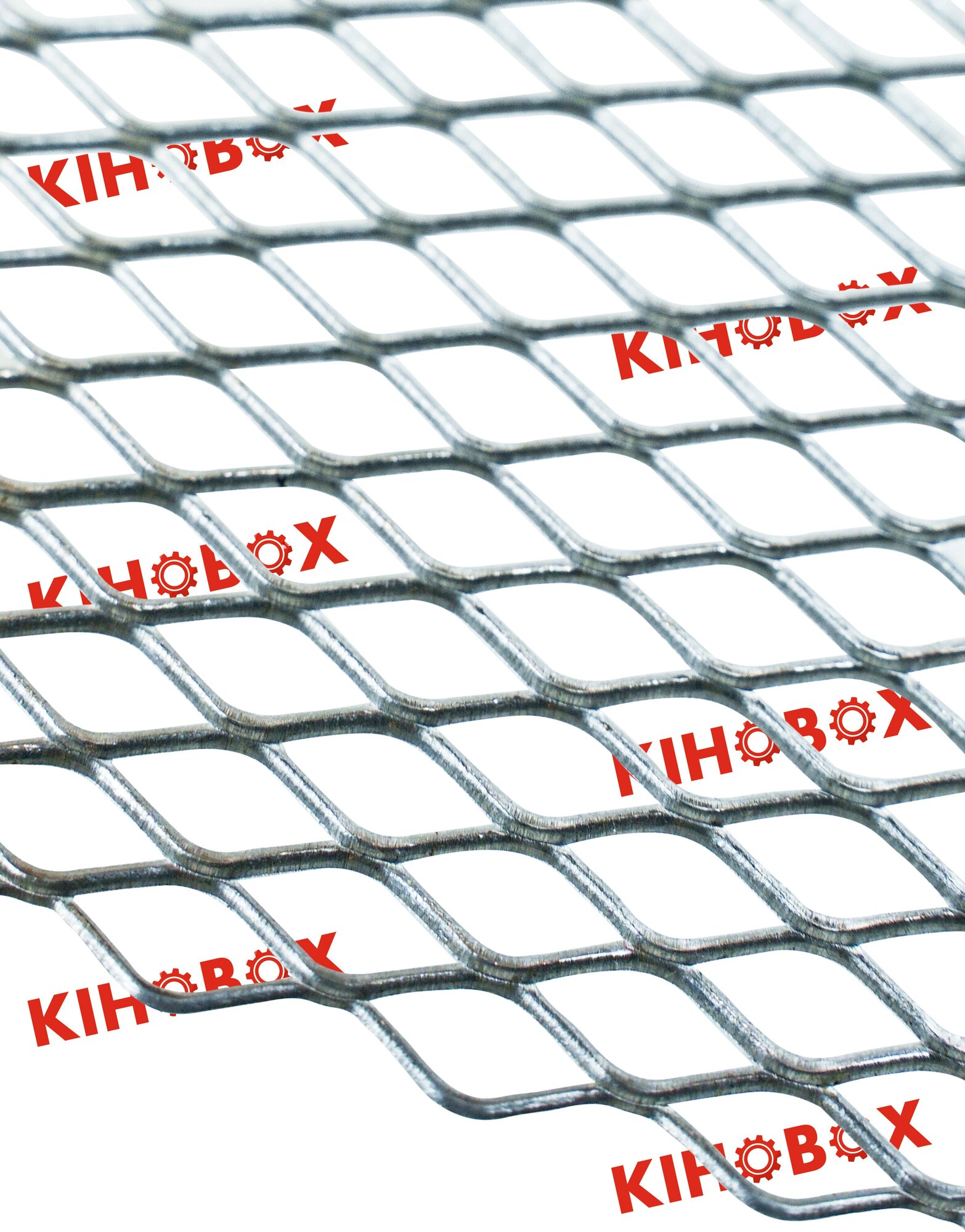 Сетка алюминиевая универсальная для защиты радиатора (для бампера) 100х25 см, серебро Tolplastik АРТ 5527602