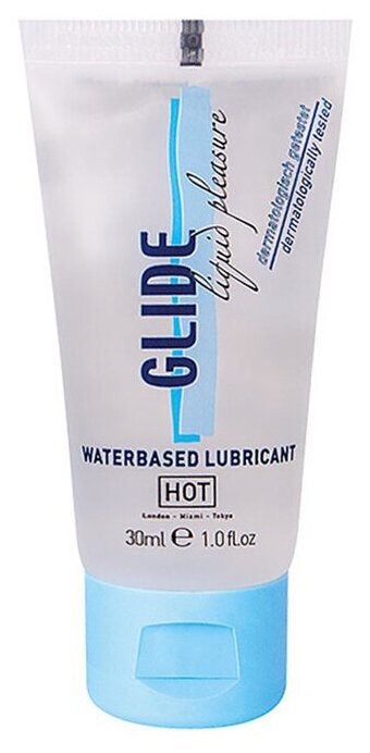 Гель -смазка HOT Glide Waterbased Lubricant, 30 мл