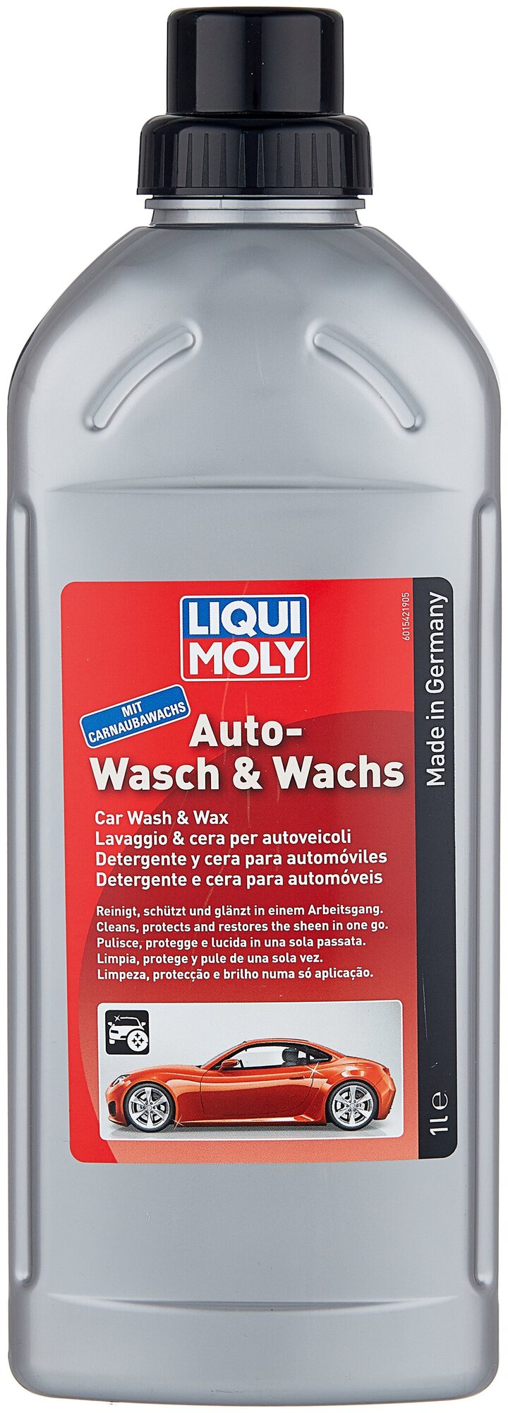 Автошампунь С Воском (1l) Liqui moly арт. 1542 — купить по низкой цене на  Яндекс Маркете