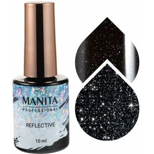 Купить Manita Professional Гель-лак для ногтей светоотражающий / Reflective №06, 10 мл, бежевый