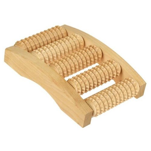 Массажер для ног малый зубчатый Счеты деревянный одна секция МА4115 990₽