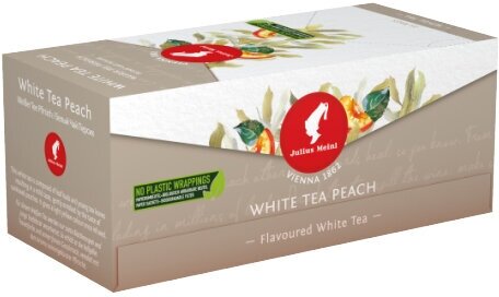 Чай травяной в пакетиках Julius Meinl White Tea Peach, 25 пак/уп (Юлиус Майнл)