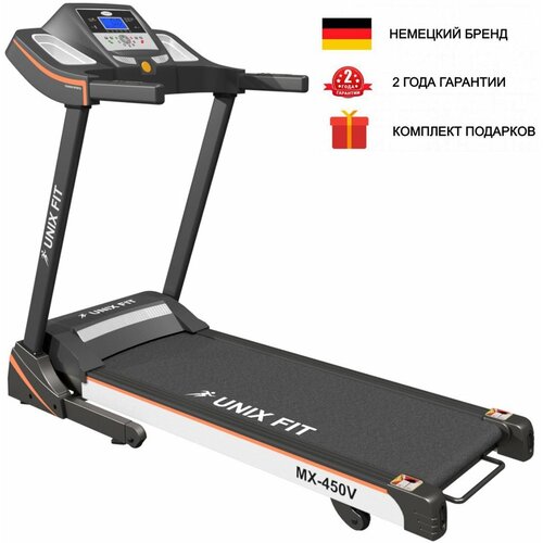 Беговая дорожка UNIX Fit MX-450V + аксессуары для фитнеса беговая дорожка unixfit mx 450v