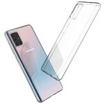 Чехол на Самсунг А51 / Чехол для Samsung Galaxy A51 прозрачный Premium / Силиконовый чехол на А51 (Самсунг А51 / Галакси А51) с защитой камеры - изображение