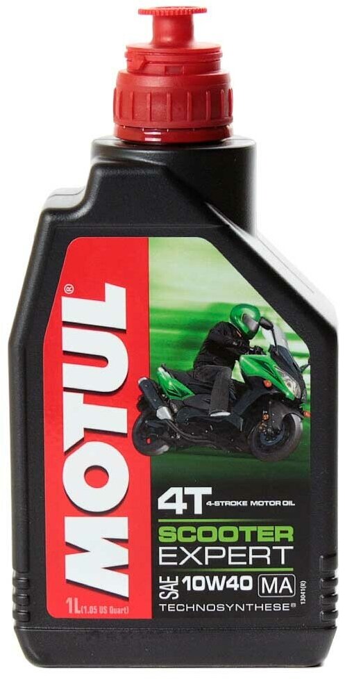 Масло для мототехники MOTUL SCOOTER EXPERT 10W40 полусинтетика 4Т 1 л 105960