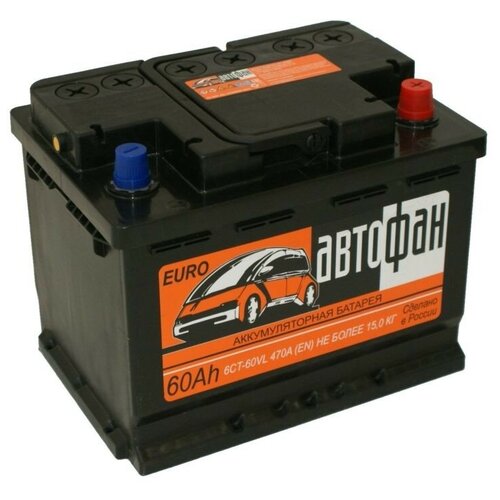 Автомобильный аккумулятор АвтоФан 6CT-60VL о.п.