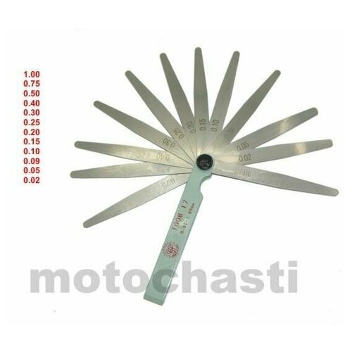 Щупы для регулировки зазоров клапанов мото 002-100 560₽