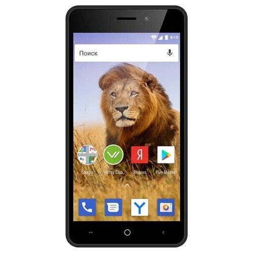 фото Смартфон vertex new impress lion dual cam, черный