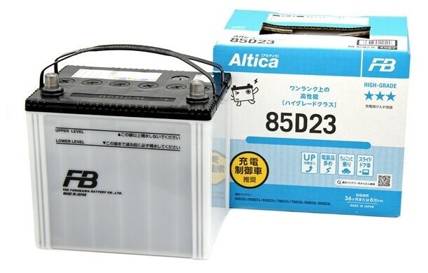 Аккумулятор автомобильный FB Altica High-Grade 6СТ-70 обр. (85D23L) 232x173x225