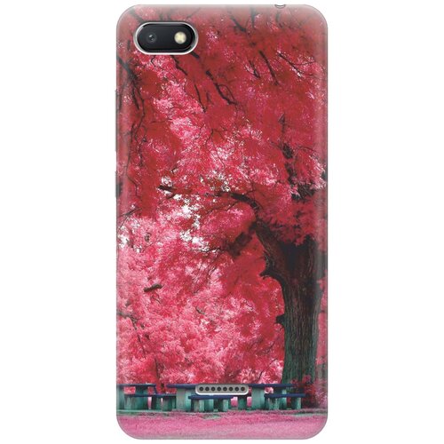 фото Re:paчехол - накладка artcolor для xiaomi redmi 6a с принтом "чудесное дерево"