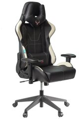 Кресло игровое Zombie VIKING 5 AERO черный/белый искусственная кожа