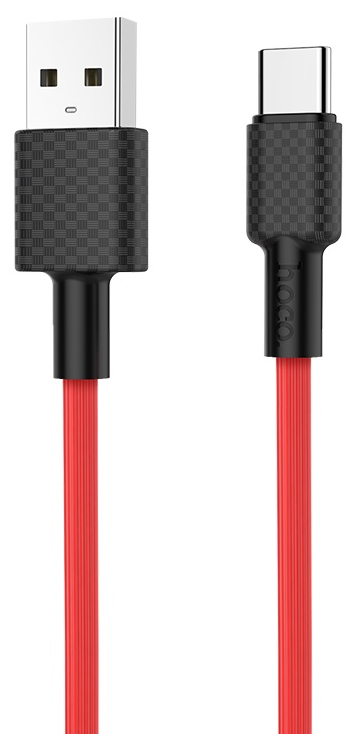 Кабель USB HOCO X29 Superior для Type-C, 2.0 A, длина 1.0 м, красный, 6957531089780