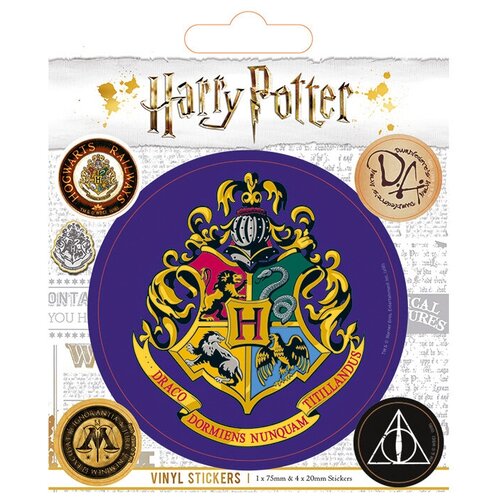 Pyramid International Набор наклеек Harry Potter Hogwarts, 12.5х10 см, 5 шт. наклейки pyramid harry potter 800 sticker sets ps7401