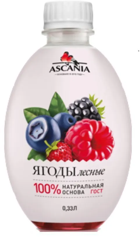 Газированный напиток Ascania Лесные ягоды 0.33 л ПЭТ упаковка 6 штук - фотография № 3
