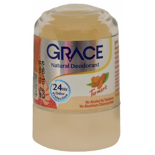 Дезодорант кристаллический натуральный Куркума Грейс | Grace Crystal Deodorant Curcumin, 50гр.