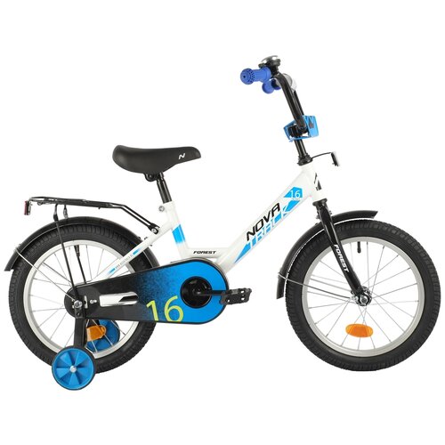 Детский велосипед Novatrack Forest 16 (2021) черный (требует финальной сборки)