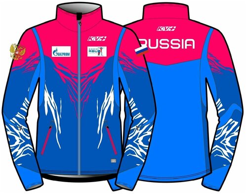 Куртка разминочная KV+ TORNADO 20V107.RUS1 petrol/blue/pink женский (XS)