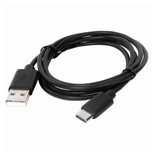 Кабель USB2.0 Sonnen Economy, USB-A - USB Type-C, 1м, черный, 6шт. (513117) комплект зарядки 20w type c lightning 2m кабель для зарядки и передачи данных адаптер для любых устройств с разъемом type c