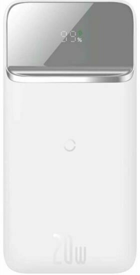 Внешний аккумулятор Baseus Power Bank Magnetic Wireless Quick Charging 10000mAh 20W White PPMT-02 - фото №15