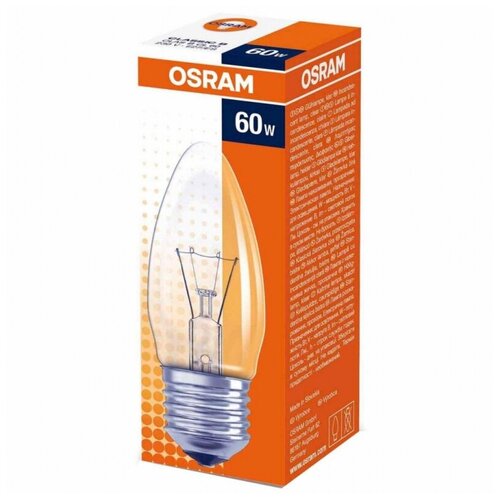 фото Лампа накаливания osram clas b cl 60w 230v e27 4 штуки