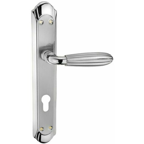 Ручка дверная на планке DAMX (85мм) 161 L SN/CP