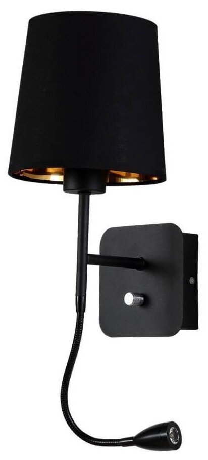 Бра Crystal Lux PABLO PABLO AP2 BLACK/BLACK-GOLD - фото №1