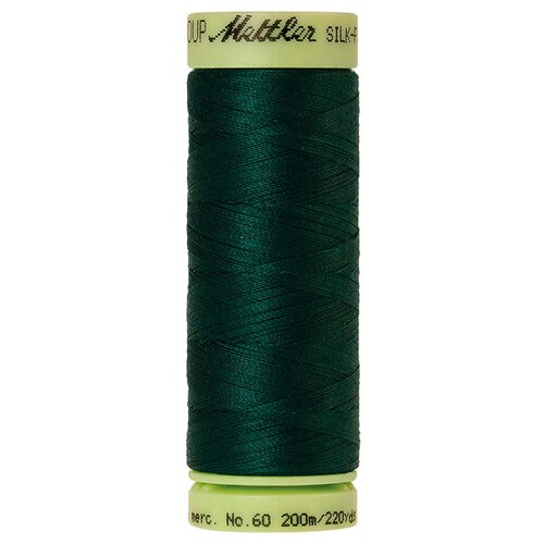 Нить для машинного квилтинга SILK-FINISH COTTON 60, 200 м 100% хлопок 0757 Swamp ( 9240-0757 )