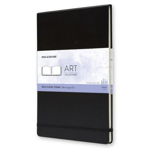 Блокнот для акварели Moleskine ART WATERCOLOUR ARTBF833 A4 60стр. твердая обложка черный