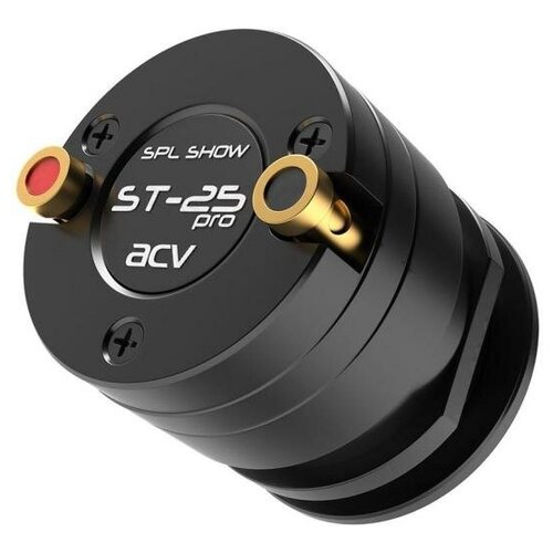 Колонки автомобильные ACV ST-25PRO без решетки 100Вт 107дБ 4Ом 25см 1дюйм ком1кол твитер однополосные 2762₽