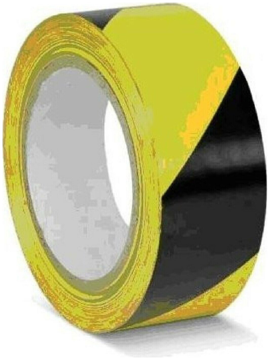 Сигнальная лента Лента для разметки ПВХ желто-черный 50ммx33м KMSW05033