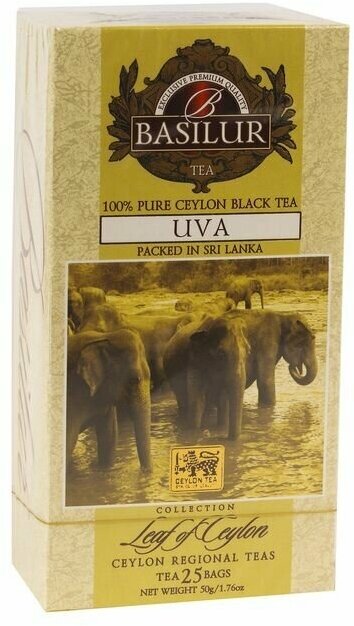 Чай черный Basilur Uva OP Лист Цейлона в пакетиках, 100х2 г - фото №10