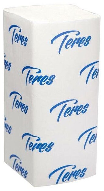 Полотенца бумажные Teres Комфорт Эко белые двухслойные Т-0221, 20 уп. 200 лист.