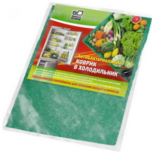 Коврик для холодильника Magic Power антибактериальный антибактериальный коврик для овощей и фруктов в холодильник 30х50 см 1 шт