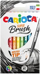 Carioca Набор фломастеров Super Brush (42937), 10 шт.