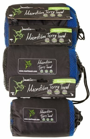 Полотенце Marlin Microfiber Terry Towel Dark Purple M - фотография № 5