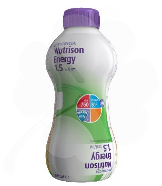 Nutrison (Nutricia) Energy (бутылка), готовое к употреблению, 500 мл, 790 г, нейтральный