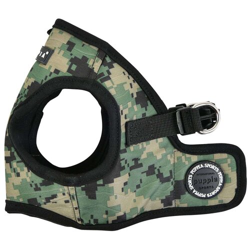 Шлейка Puppia Sentinel harness B, обхват шеи 31 см, хаки камуфляж, M