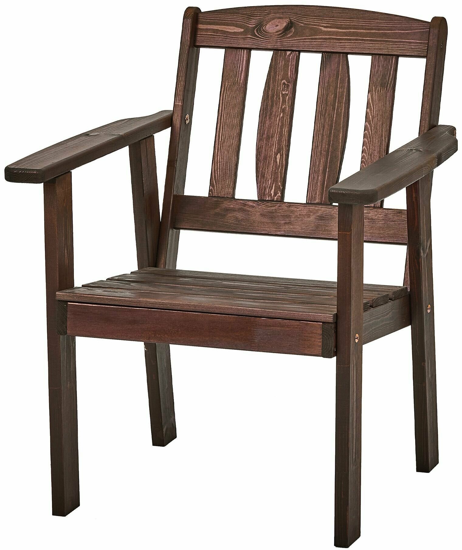 Кресло деревянное для сада и дачи, соло - фотография № 8
