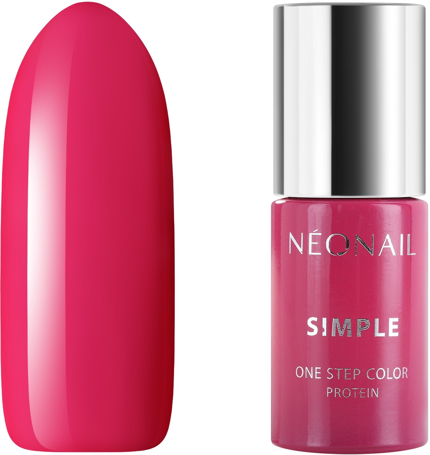 Гель-лак для ногтей NeoNail однофазный, плотный, насыщенный, светлый, розовый, 7,2 мл
